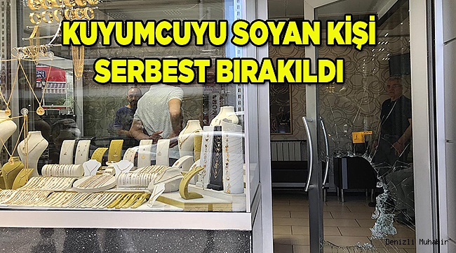 Kuyumcu soyguncusu serbest