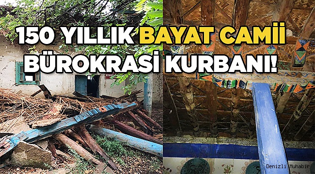 Osmanlı yadigârı tarihi cami yok oluyor!