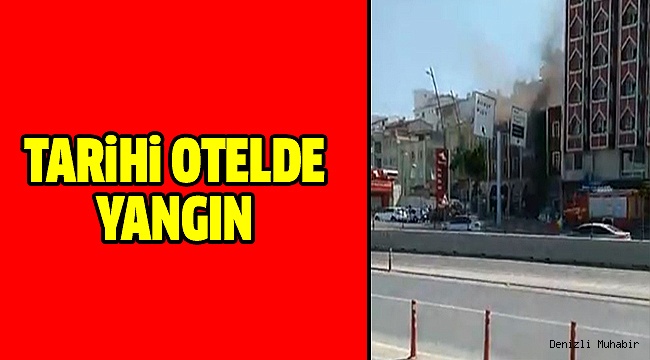 Otogar Yanındaki Otelde Yangın