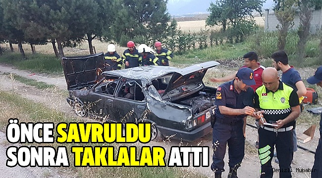 Sarayköy’de Kaza Ucuz Atlatıldı:3 Yaralı
