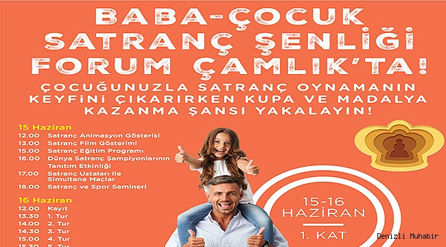 Babalar Günü şenliği Forum Çamlık’ta