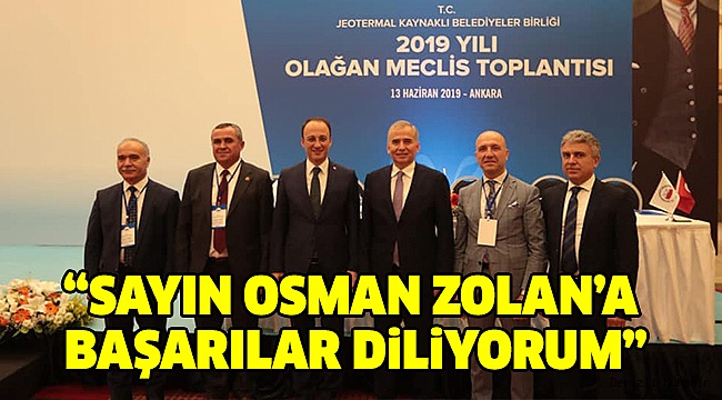 Başkan Örki’den Başkan Zolan’a Kutlama