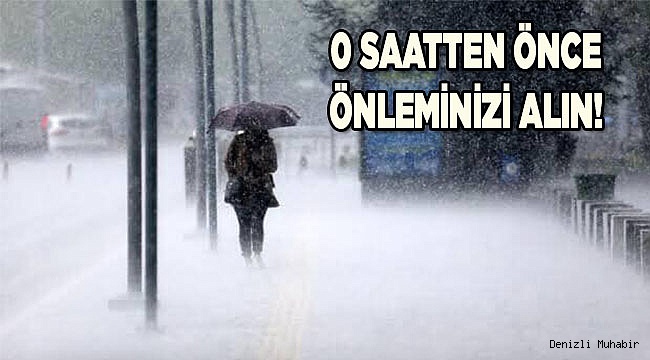 BUGÜN AKŞAMA DİKKAT!