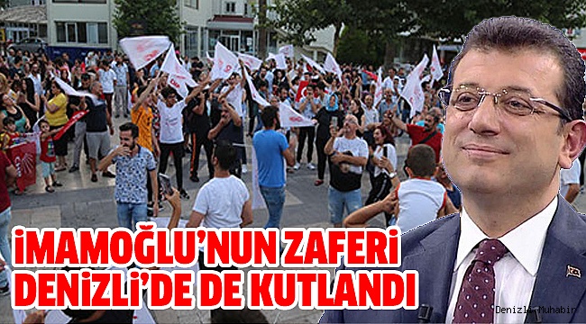 Çınar Meydanı’nda İmamoğlu Kutlaması