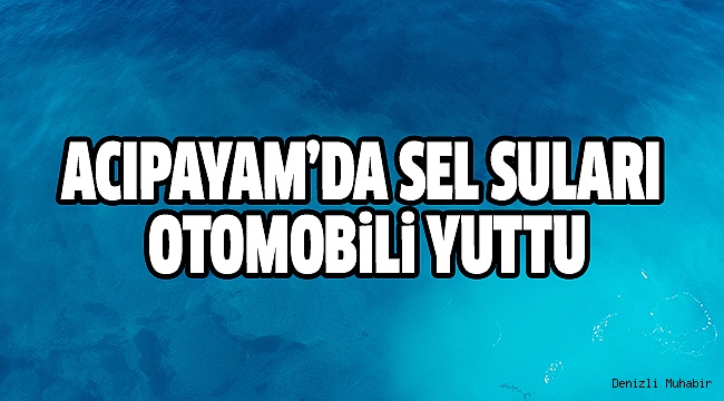 Denizli'de Şiddetli Yağış Hayatı Felç Etti