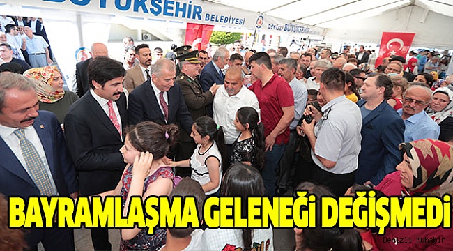 Denizli Protokolü Vatandaşlarla Bayramlaştı