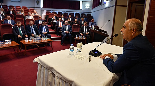 İl İdare Şube Başkanları ve Kaymakamlar Toplantısı Yapıldı