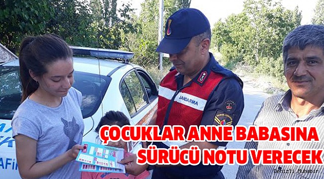 Jandarma Çocuklarla İşbirliği Yaptı