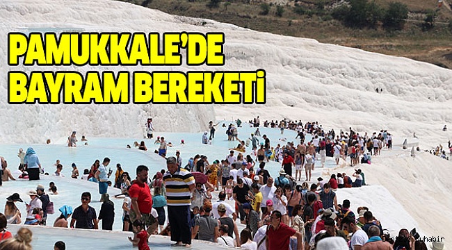 Pamukkale'yi 6 Günde 80 Bin Turist Gezdi