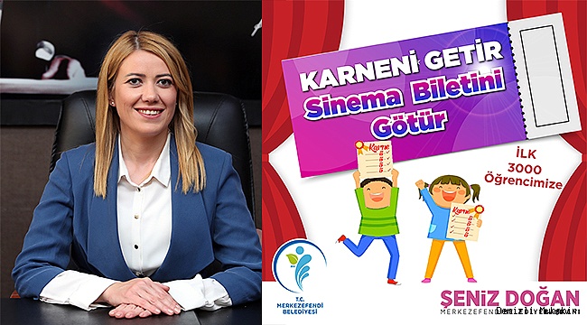 SİNEMA BİLETLERİ BAŞKAN DOĞAN’DAN