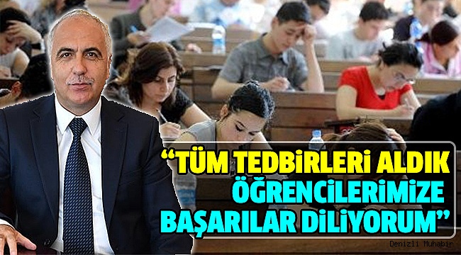 Vali Karahan’dan YKS Mesajı