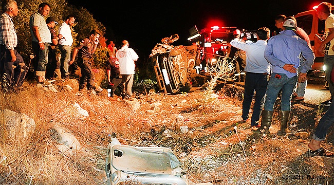 Aydın-Denizli yolunda kaza: 2 ölü, 2 yaralı