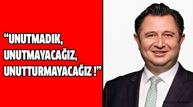 Başkan İnamlık'tan 15 Temmuz Mesajı