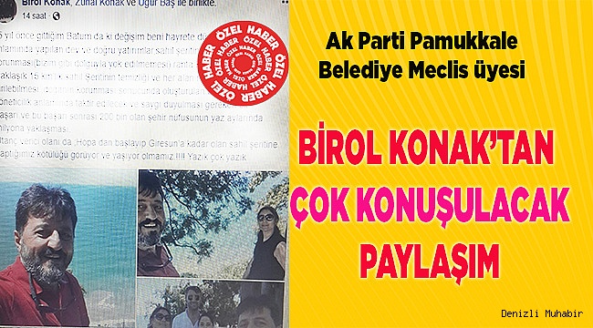 Birol Konak'tan çok konuşulacak paylaşım