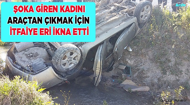 Denizli'de trafik kazası: 2 yaralı