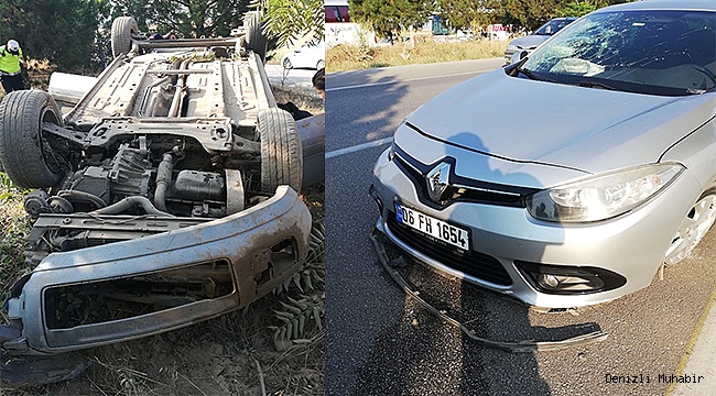 Denizli'de trafik kazası: 7 yaralı