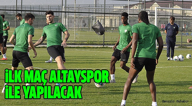 Denizlispor'un Hazırlık Maç Programı Belli Oldu