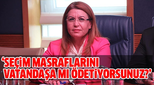 Karaca’dan Denizli’de Su Zammına Tepki