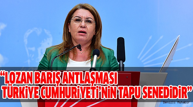Karaca’dan Lozan Barış Antlaşması Açıklaması