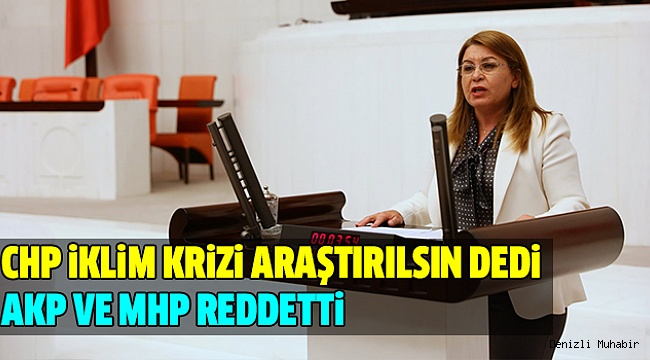 Karaca TBMM’de İklim Krizi Araştırma Önergesi Üzerine Konuştu