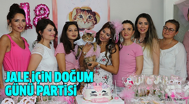 Kedisi İçin Doğum Günü Partisi Verdi