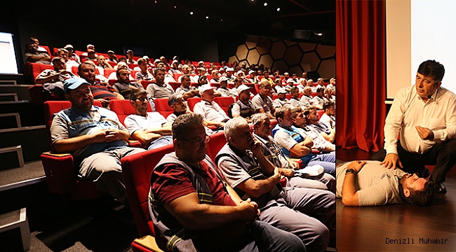 Merkezefendi Park Bahçeler Personeline İş Sağlığı Eğitimi