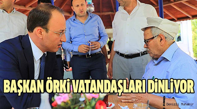 Örki Yunus Emre Mahallesi Sakinleri İle Buluştu