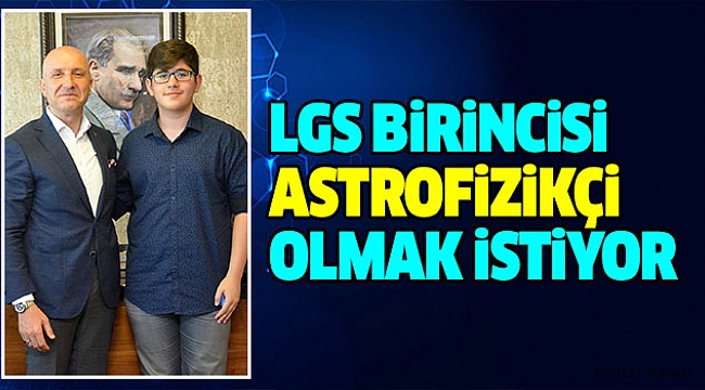 Özbaş, LGS Birincisini Ağırladı
