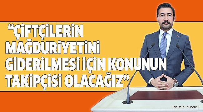 Özkan Dolu Mağduru Çiftçileri Dinledi