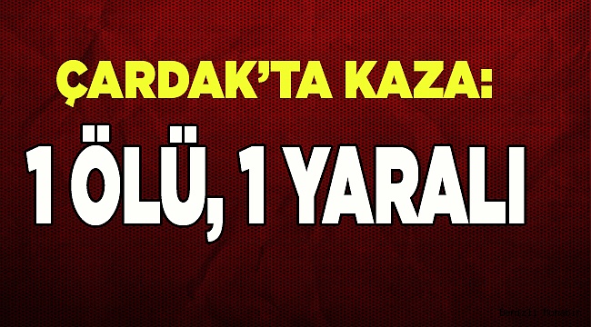 Ticari araç takla attı, 1 ölü 1 yaralı