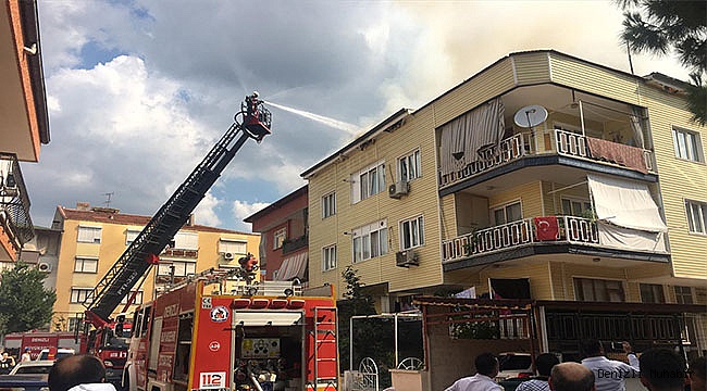 Yufka yapmak istediler, çatıyı yaktılar
