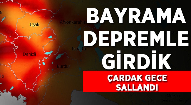 Bayrama Depremle Girdik