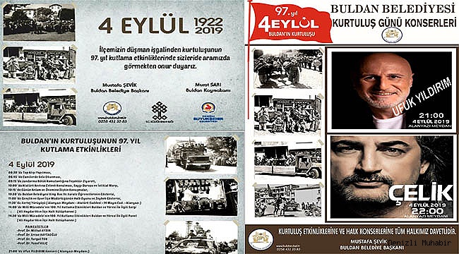 Buldan&#039;da Zafer ve Kurtuluş coşkusu yaşanacak
