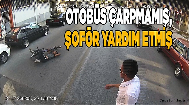 Büyükşehir otobüs şoföründen duyarlı davranış