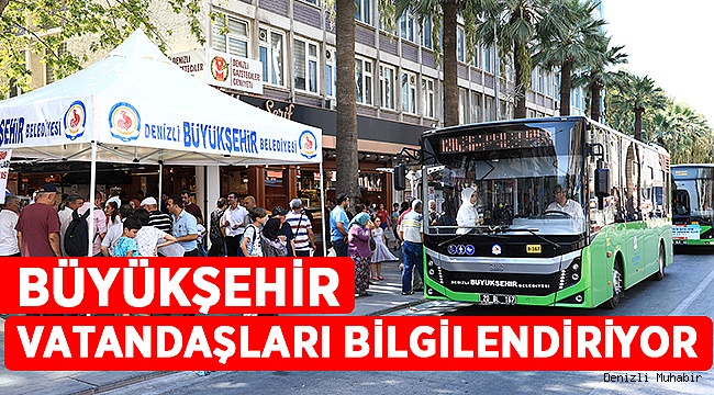 Büyükşehir Otobüsler İçin Bilgi Masaları Kurdu