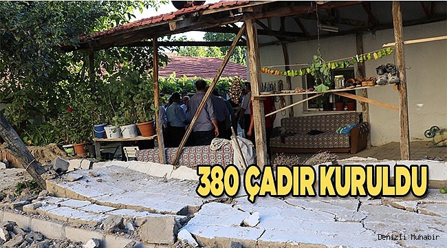 Deprem bölgesinde 329 personel çalışıyor