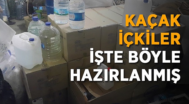 Kaçak Alkol Üretimi Yaparken Yakayı Ele Verdiler