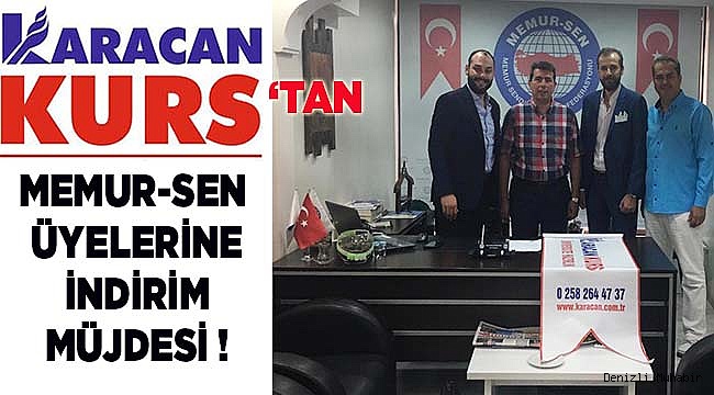 KARACAN'DAN MEMUR-SEN  ÜYELERİNE İNDİRİM MÜJDESİ ! 