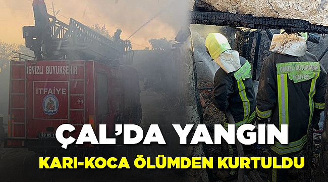 Karı-Koca Yangından Son Anda Kurtarıldı!