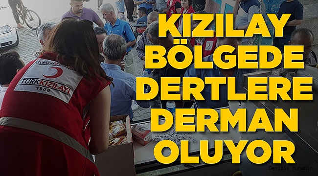 Kızılay'dan Bölgeye Dev Hizmet