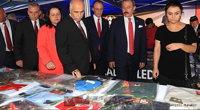 PAMUKKALE BELEDİYESİ’NDEN “ŞEHİT VE DEVLET BÜYÜKLERİ EMANETLERİ” SERGİSİ