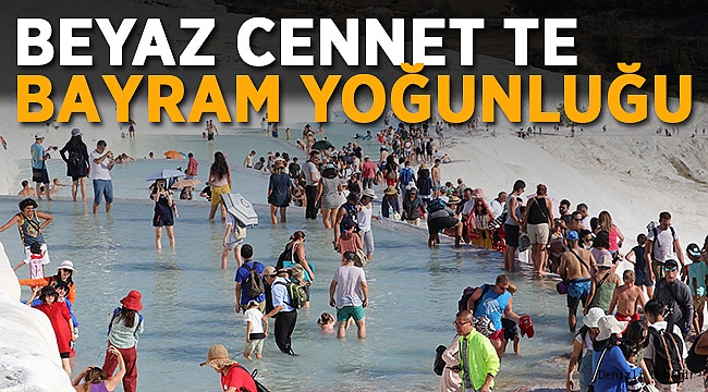 Pamukkale'ye Bayramda Büyük İlgi