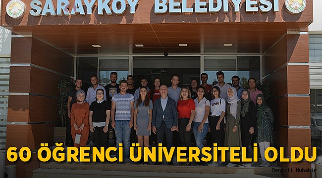 Sarayköy Belediyesi Üniversiteye Hazırlık Kursu bir yılda başarısını 3'e katladı