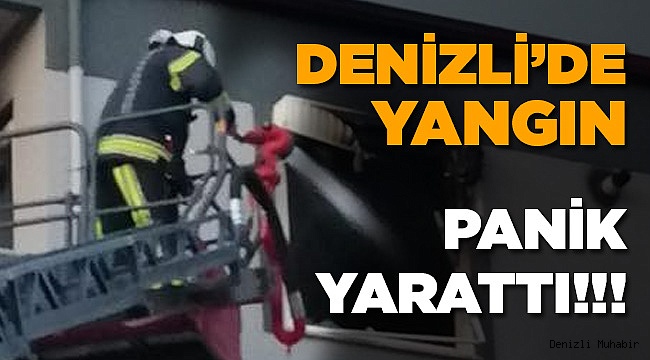 Site İçerisindeki Yangın Panik Yarattı