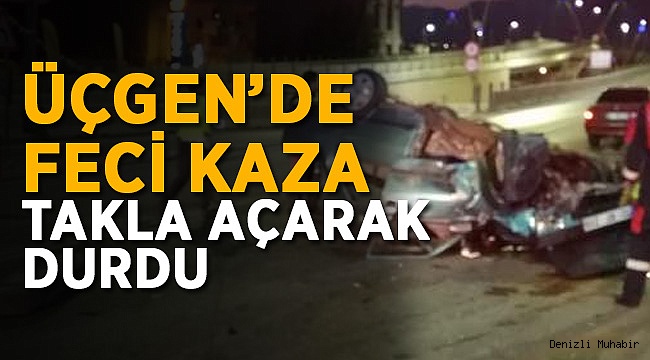 Üçgen'de Feci Kaza