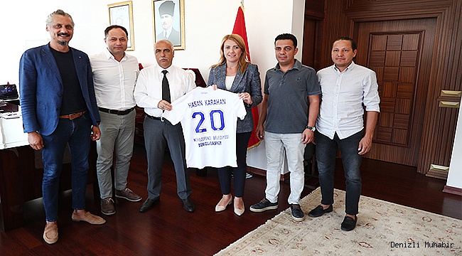 VALİ KARAHAN’A DENİZLİ BASKET FORMASI