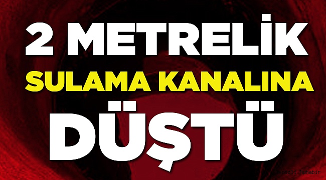 2 Metrelik Sulama Kuyusunda Mahsur Kaldı