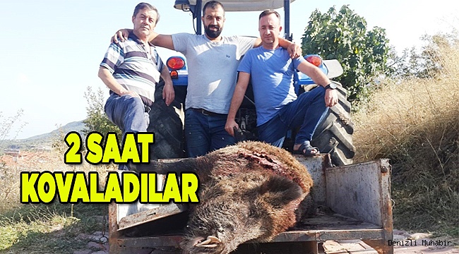 290 KİLOLUK DEV'İ VURDULAR
