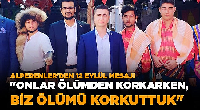 ALPERENLERDEN 12 EYLÜL MESAJI