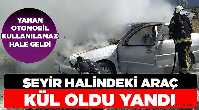 ARAÇ KÜL OLDU ŞOFÖR İSE...